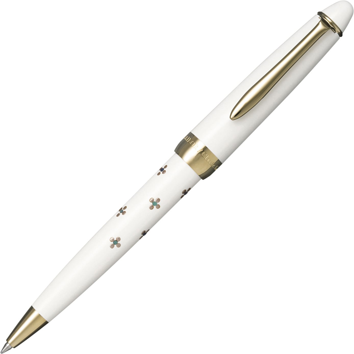 152503210 Classic Ko 蒔絵文房ボールペン Floret dot SV フローレット ドット SV セーラー万年筆 回転式 油性ブラック ボール径0.7mm
