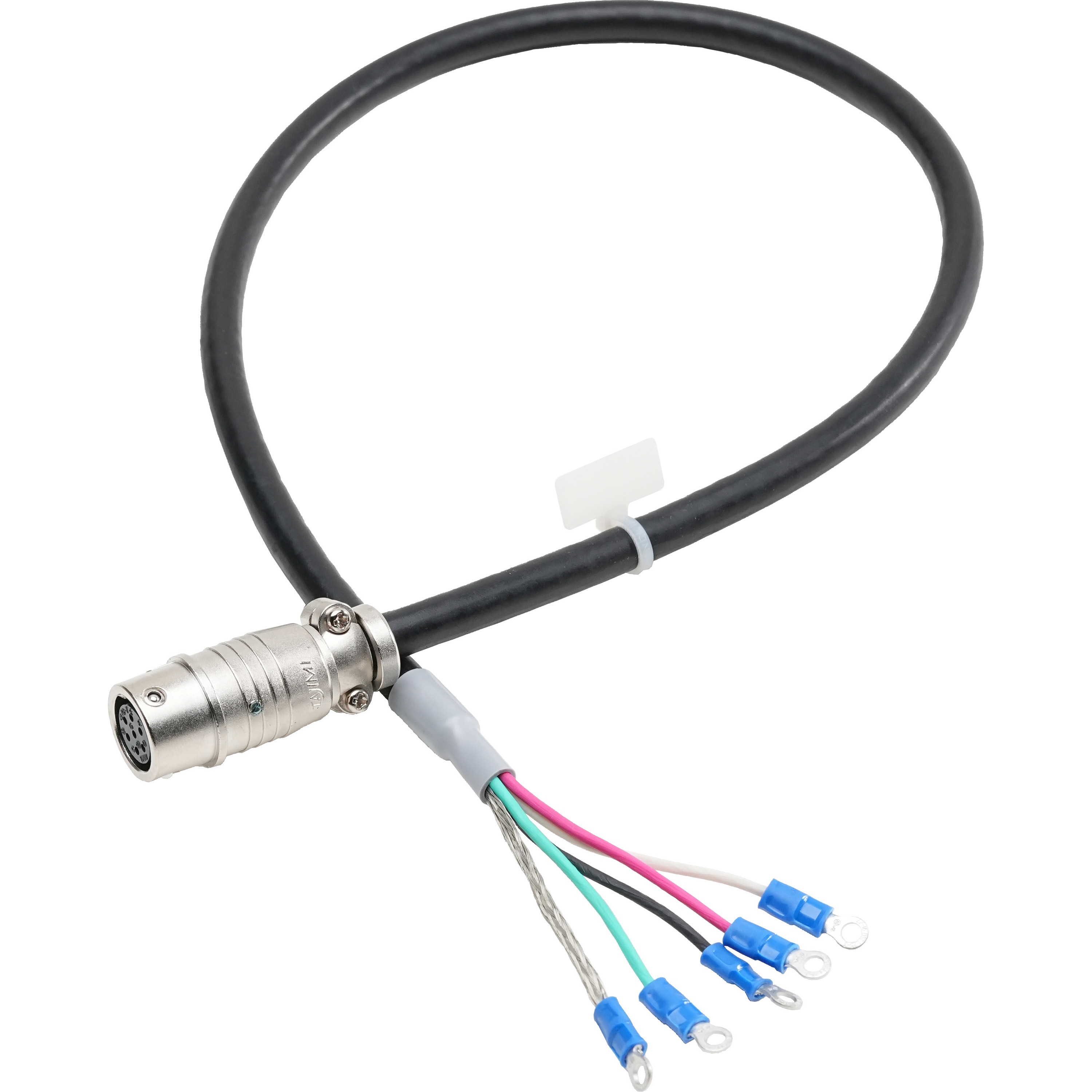 U-33 入力ケーブル4心丸形端子(M3)シールド付 0.5m 1本 共和電業(KYOWA