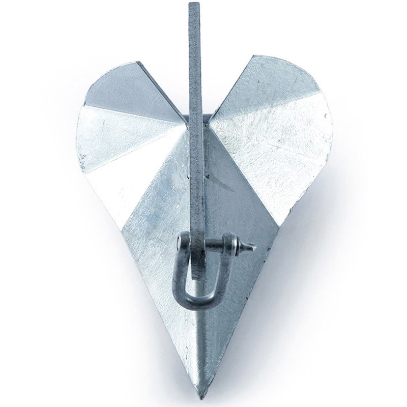 10210090 デルタ型アンカー 亜鉛メッキ製 1個 トップウォーター 【通販モノタロウ】