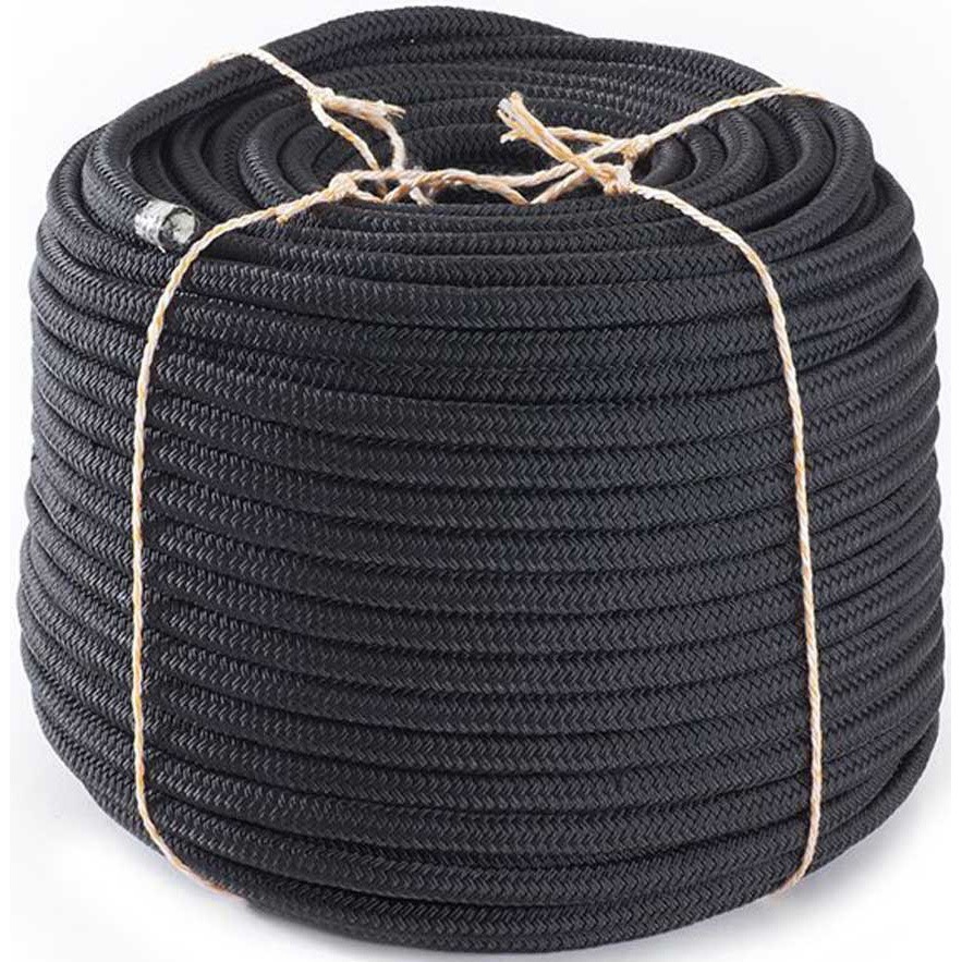 10202040 ダブルブレイド ポリエステル ブラックラインロープ 100mロール巻 1個 トップウォーター 【通販モノタロウ】 20,986円