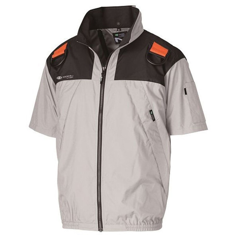ND-1132/シルバー/3L+SKNA301 Nクールウェア 半袖(上部ファン)+空調服 