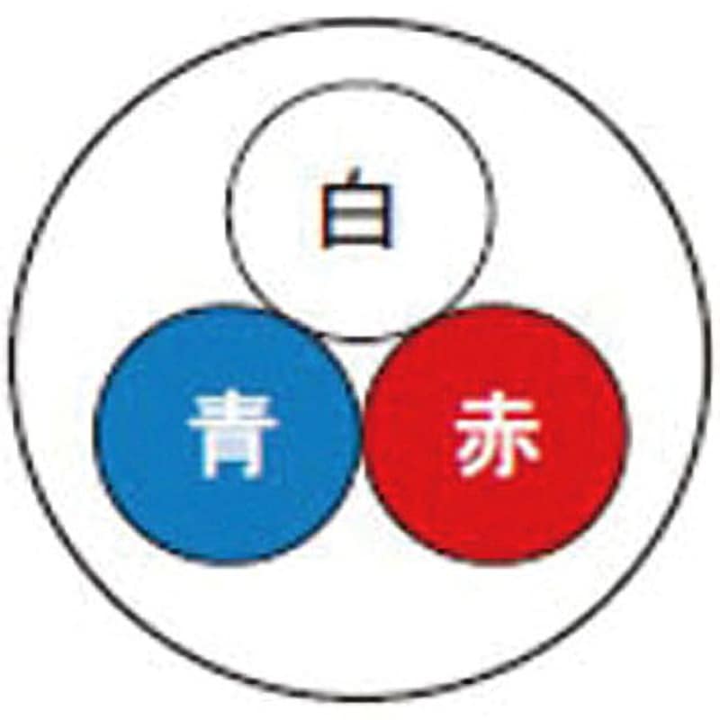EM-HP(EM N-300/F) 消防用耐熱電線(HPタイプエコ電線) JMACS(日本電線工業) 難燃ケーブル 黒色 芯数(C)3 全長200m導体外径0.9mm