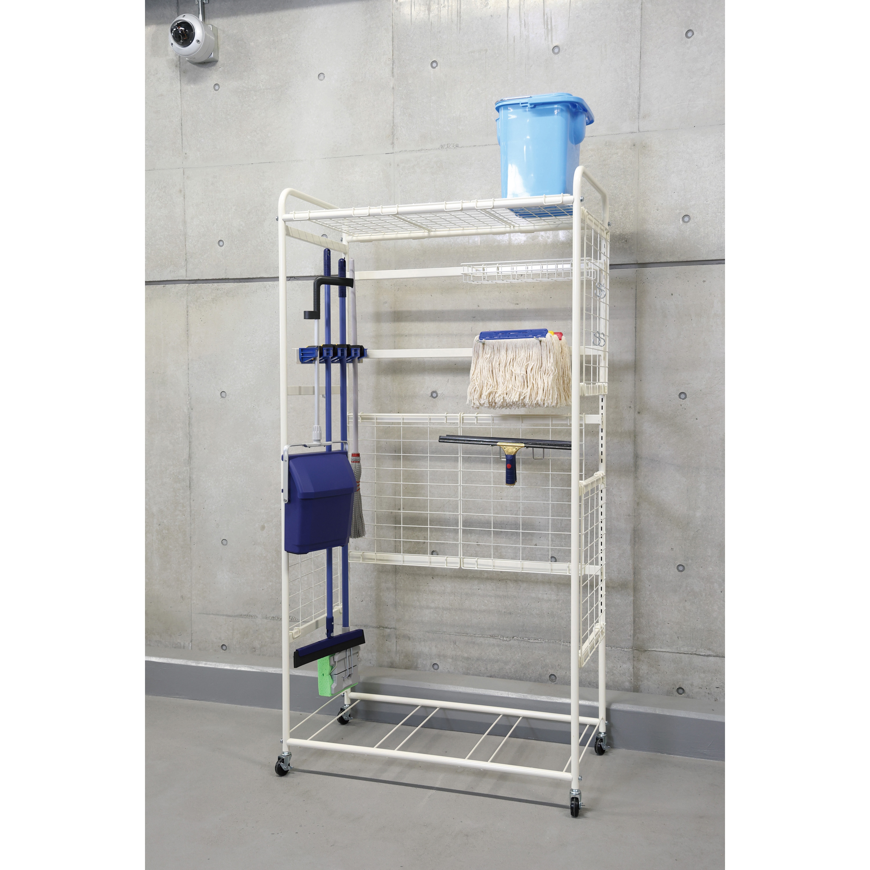 C311-050X-OP OoシステムラックOP モップハンガー4連 CONDOR(山崎産業