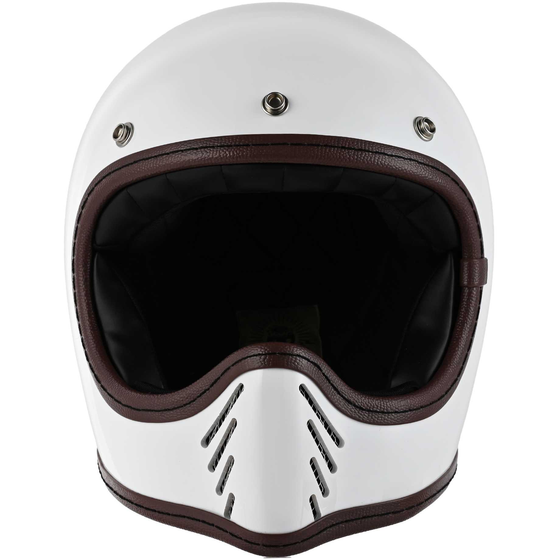 xXx-W-L ヘルメット バイク レトロ オフロード VMX トリプルクロス RIDEZ(ライズ) ホワイト色 xXx-W-L - 【通販モノタロウ】