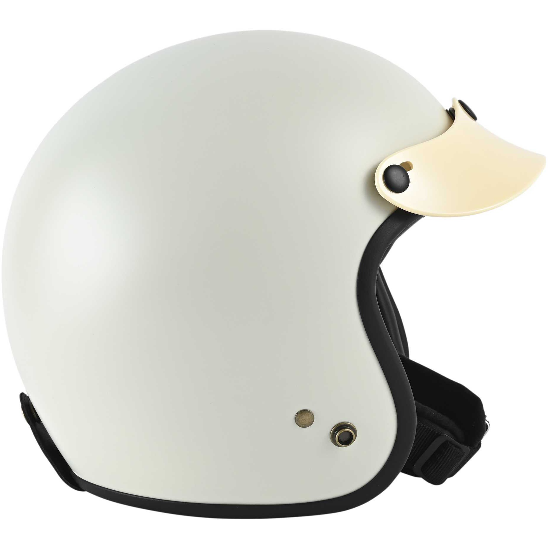 Mustache-Visor-IV バイク用 ショートバイザー レトロ ヴィンテージ 1