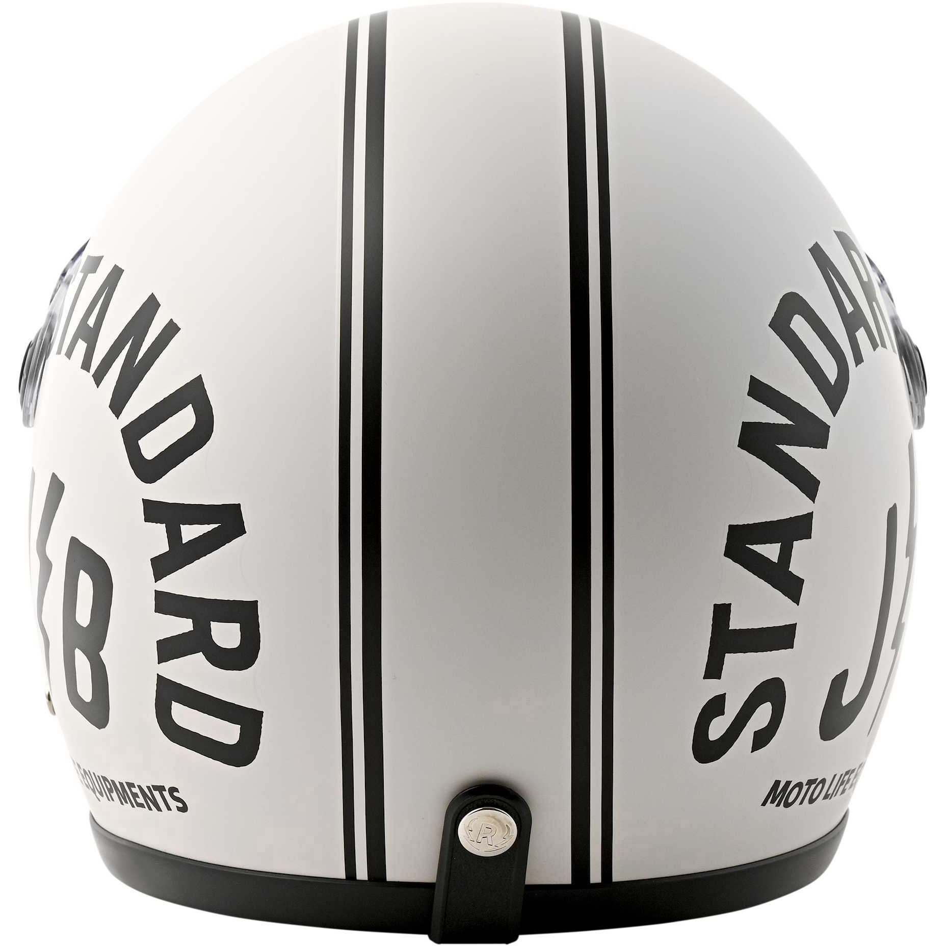JB-STANDARD-OFF-WHITE ジェットヘルメット シールド付き JB STANDARD