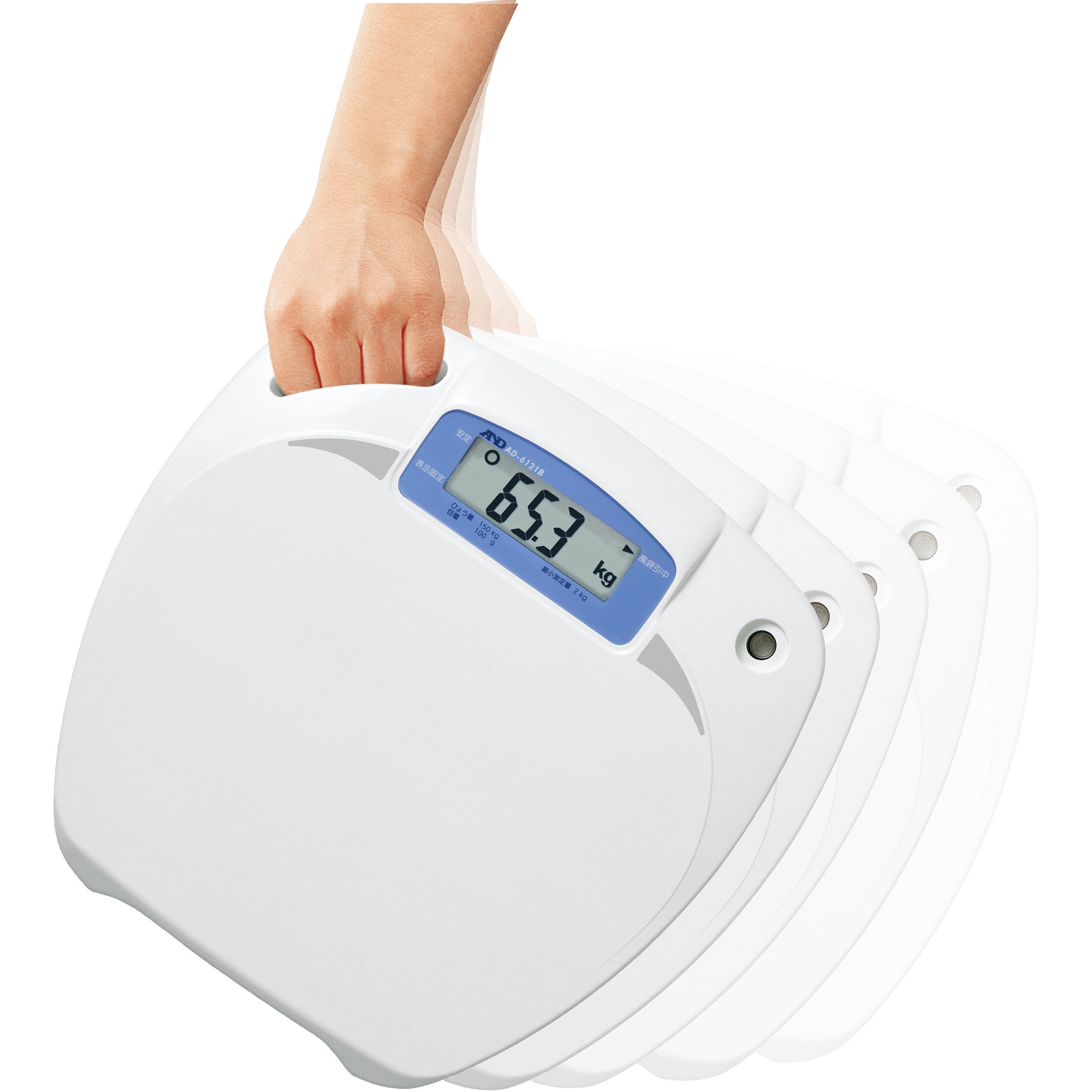 AD6121B ベッドサイドスケール 1個 A&D(エー・アンド・デイ) 【通販 
