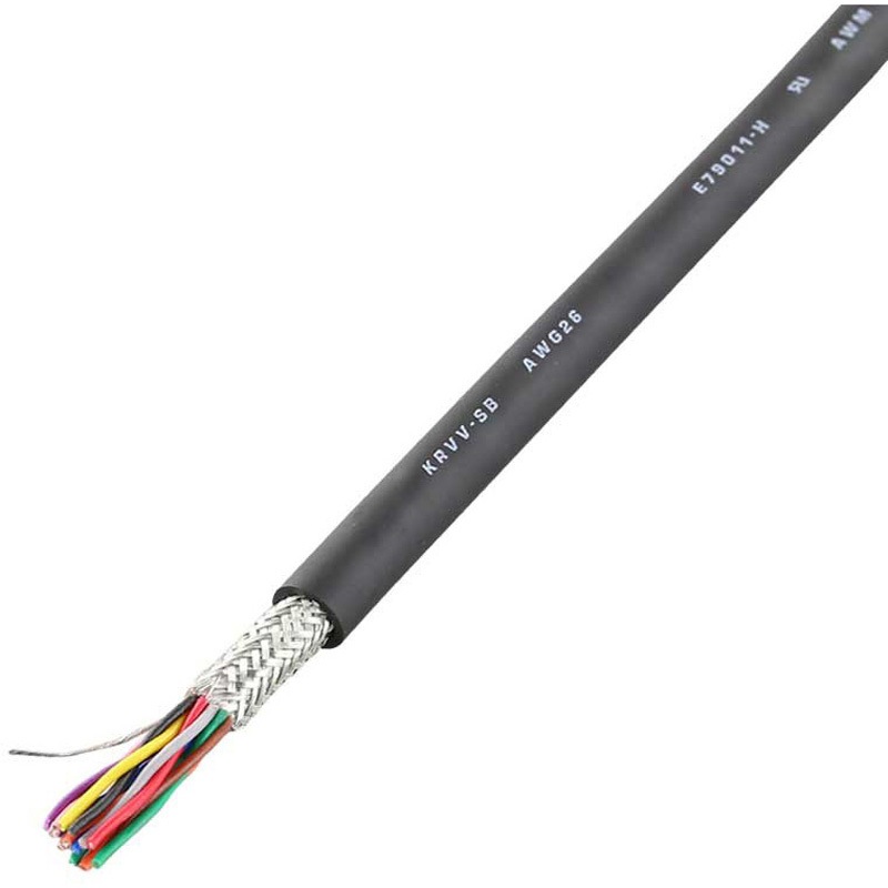 KRVV-SB AWG26X5P 30m UL2464可動部用シールドロボットケーブル 協和