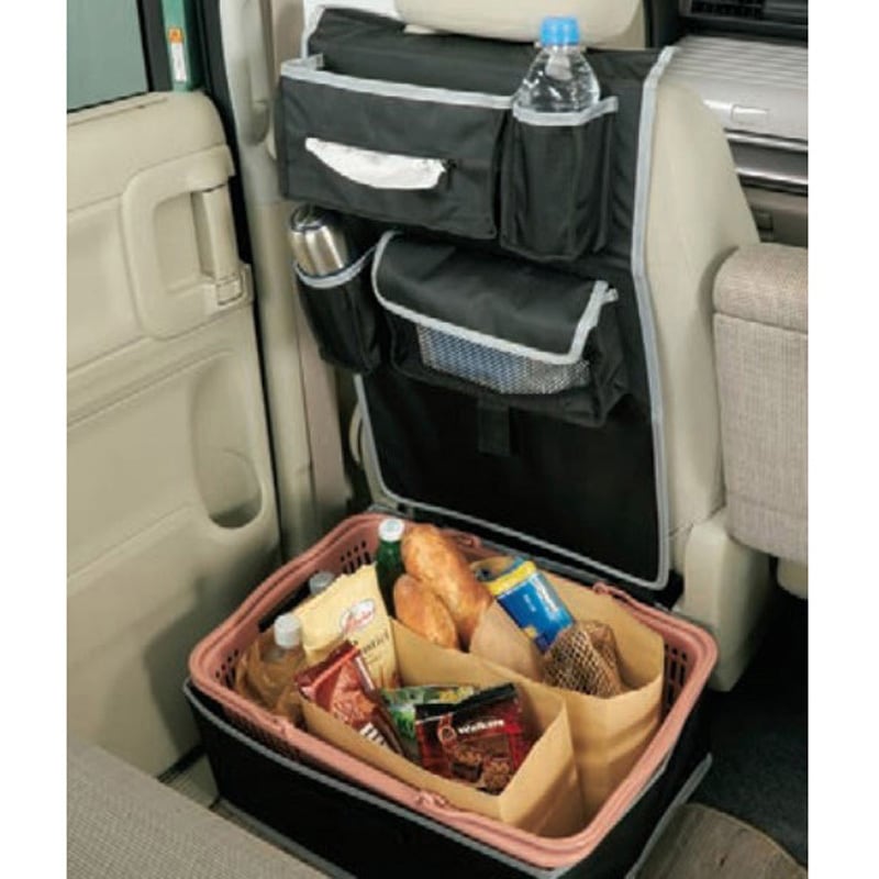 ワゴンR スマイル シートバックポケット（フロアボックス付） スズキ純正部品 MX91 MX81 パーツ オプション | スズキ ワゴンRスマイル 車用 シートバッグ 収納ポケット 車