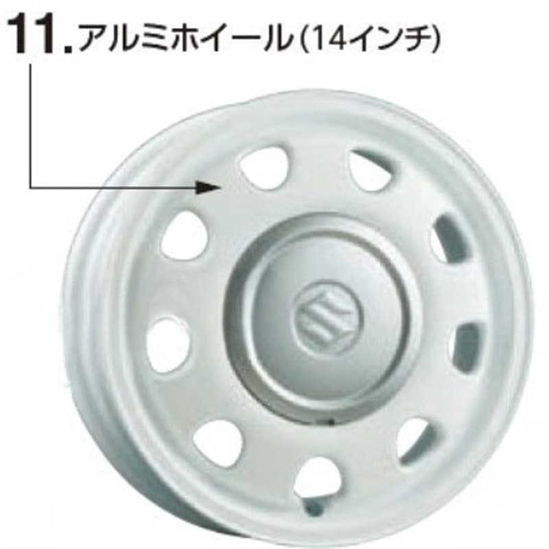 9927779R01Z4P スズキ純正 アルミホイール 14インチ 1個 スズキ