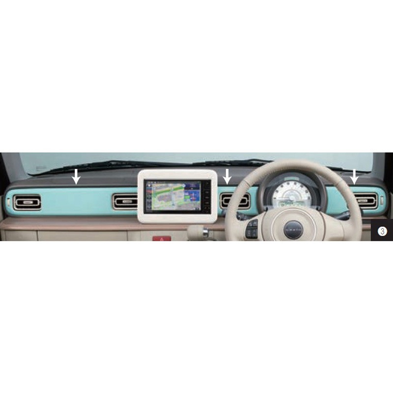 9900099013T12 スズキ純正 インパネガーニッシュ スズキ Lapin(G，L，X，LC L)