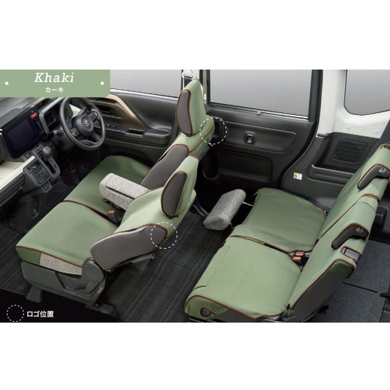 9918A-53U60 スズキ純正 ラクラク脱着シートカバー スズキ 適合車種SPACIA(X)