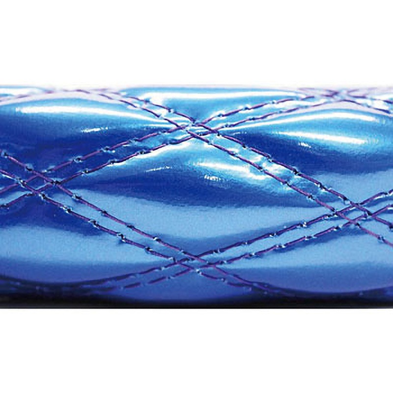 国産新品】極太！エナメルブルー ライトブルーダブルステッチハンドル