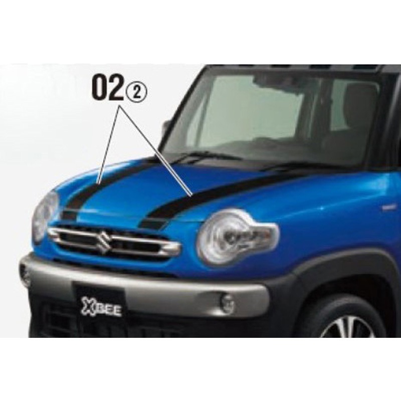 9923076R01002 スズキ純正 フードデカール スズキ 適合車種XBEE