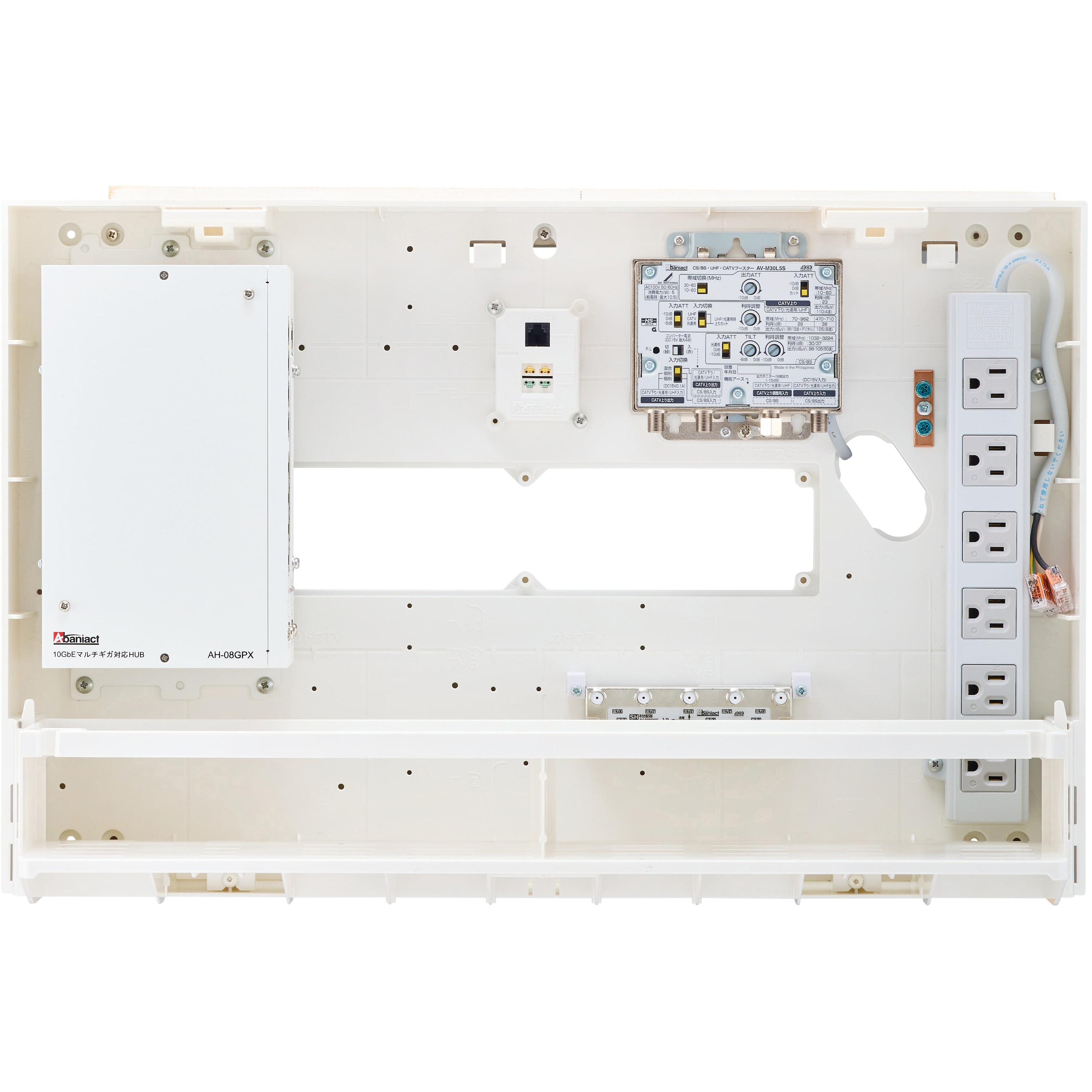 ATX-4X88M-00 情報盤 収納&外置き ATXタイプ 1面 Abaniact(アバニアクト) 【通販モノタロウ】