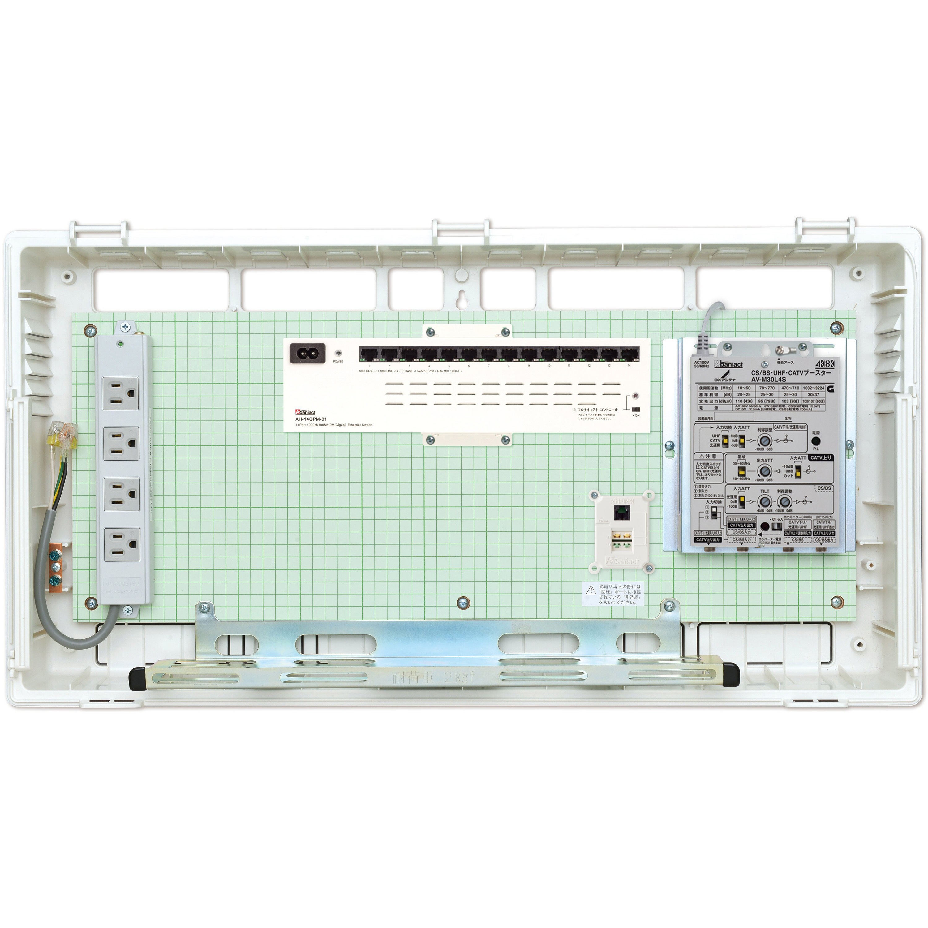 AD-4148M-00 情報盤 収納 ADタイプ 1面 Abaniact(アバニアクト) 【通販モノタロウ】