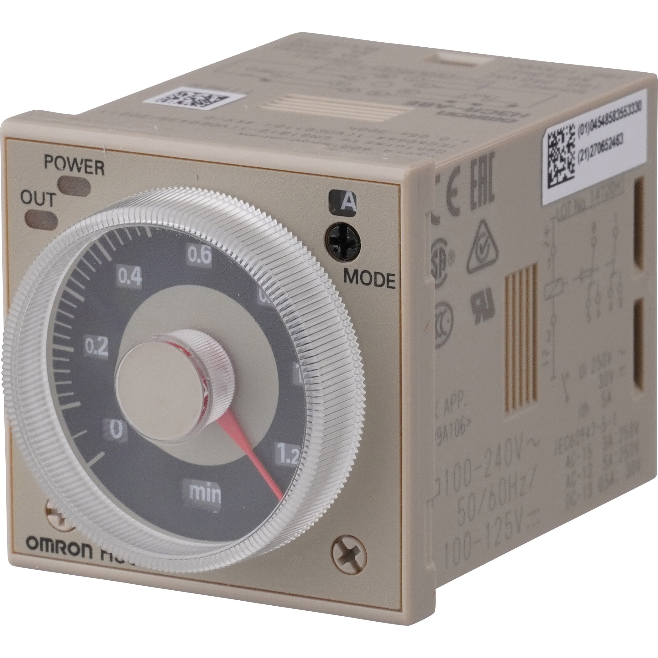 ★☆001　オムロン　ソリッドステートタイマ　H3CR-A8 ソケット付2個セット☆★