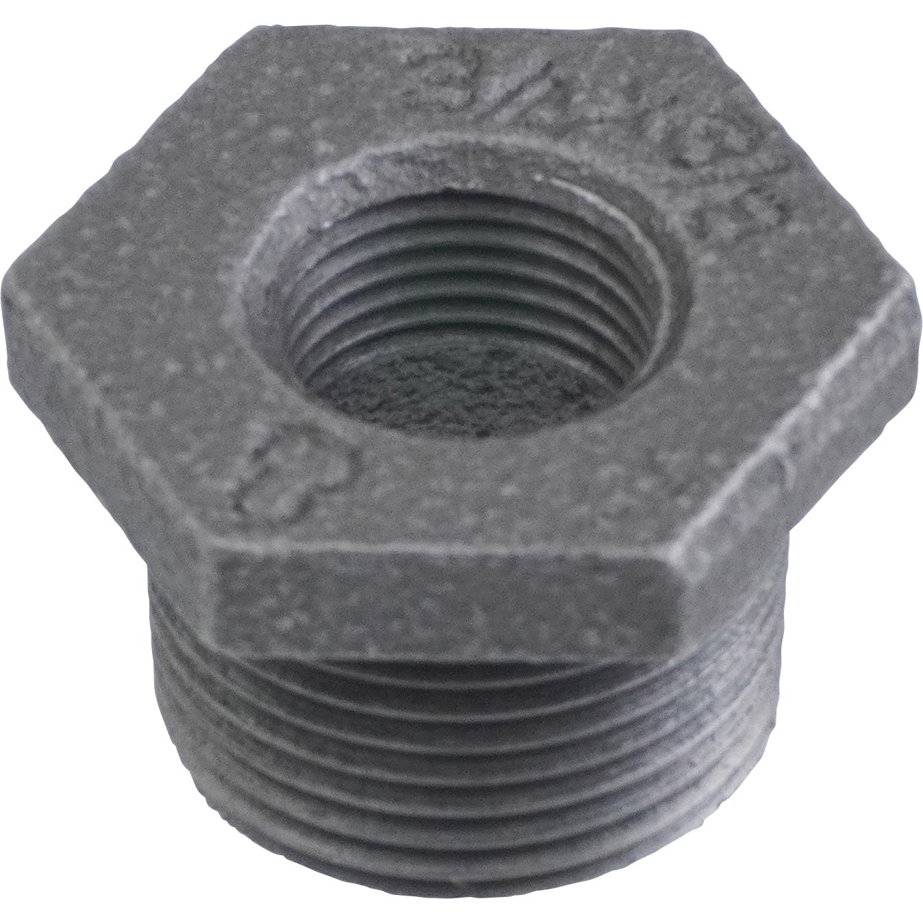 BU ブッシング 可鍛鋳鉄製管継手(黒) 桑名金属工業 呼び径20×10A