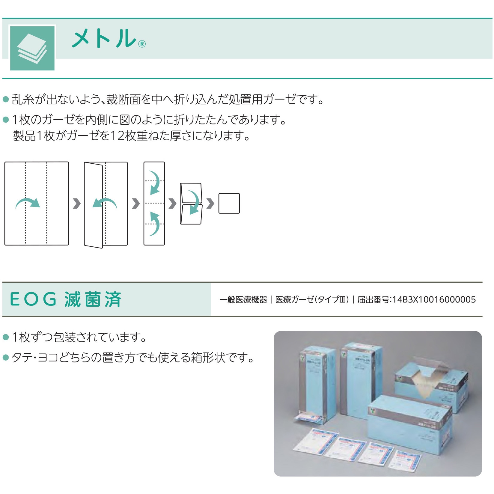 010161 滅菌メトル 竹虎 一般医療機器 寸法5×5cm 1号サイズ 1箱(100枚