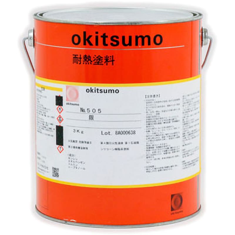 スタンダードシルバーNo.505 1缶(3kg) オキツモ 【通販サイトMonotaRO】