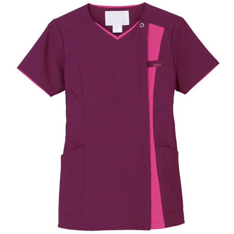 7023SC-16 レディスジップスクラブ 7023SC フォーク バーガンディ色 サイズ4L