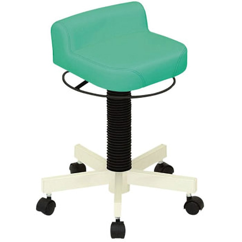 TB-1113-01 クランケチェア(キャスター付) 高田ベッド製作所 ライトグリーン色 キャスター径40mm  TB-1113-01