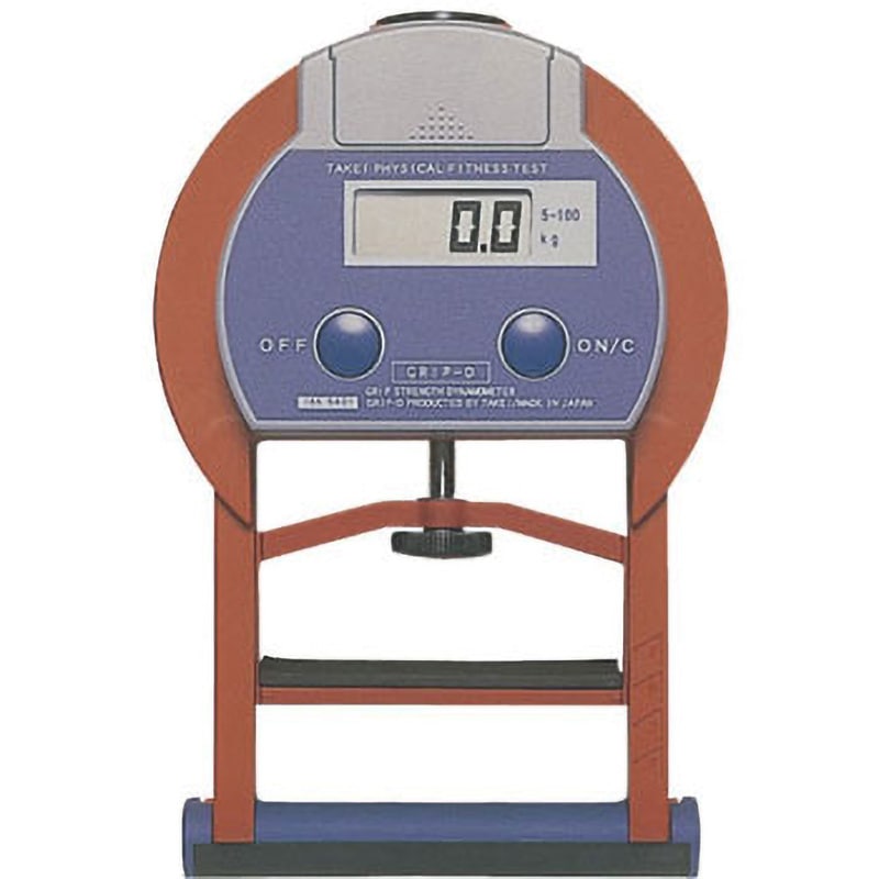 【美品】竹井機器 デジタル握力計 グリップD TKK5401 T.K.K.5401 デジタル握力計(グリップD) 竹井機器工業 幅154mm奥行235mm