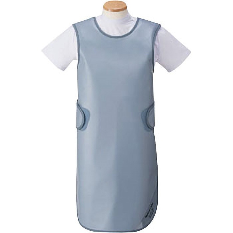 防護衣 シンプラー・エプロン ブルー MSA-35M（マジカルライト） 1枚 マエダ 19-3445-0902 送料無料 防護衣 シンプラー・エプロン MSA-35S(マジカルライト) ブルー