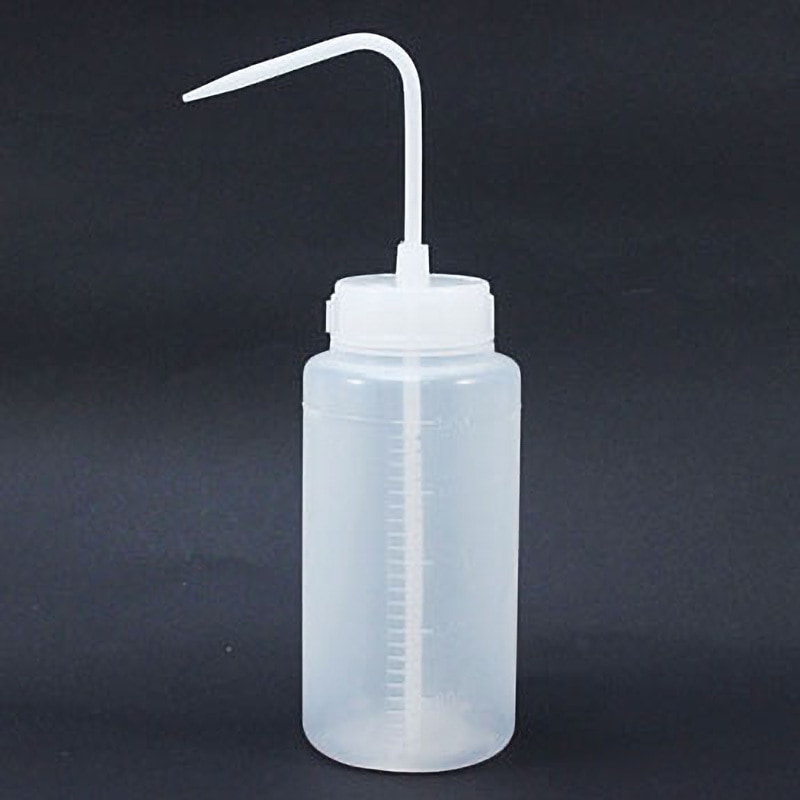 ポリ洗浄瓶(広口) サンプラテック 容量500mL 1個 【通販モノタロウ】