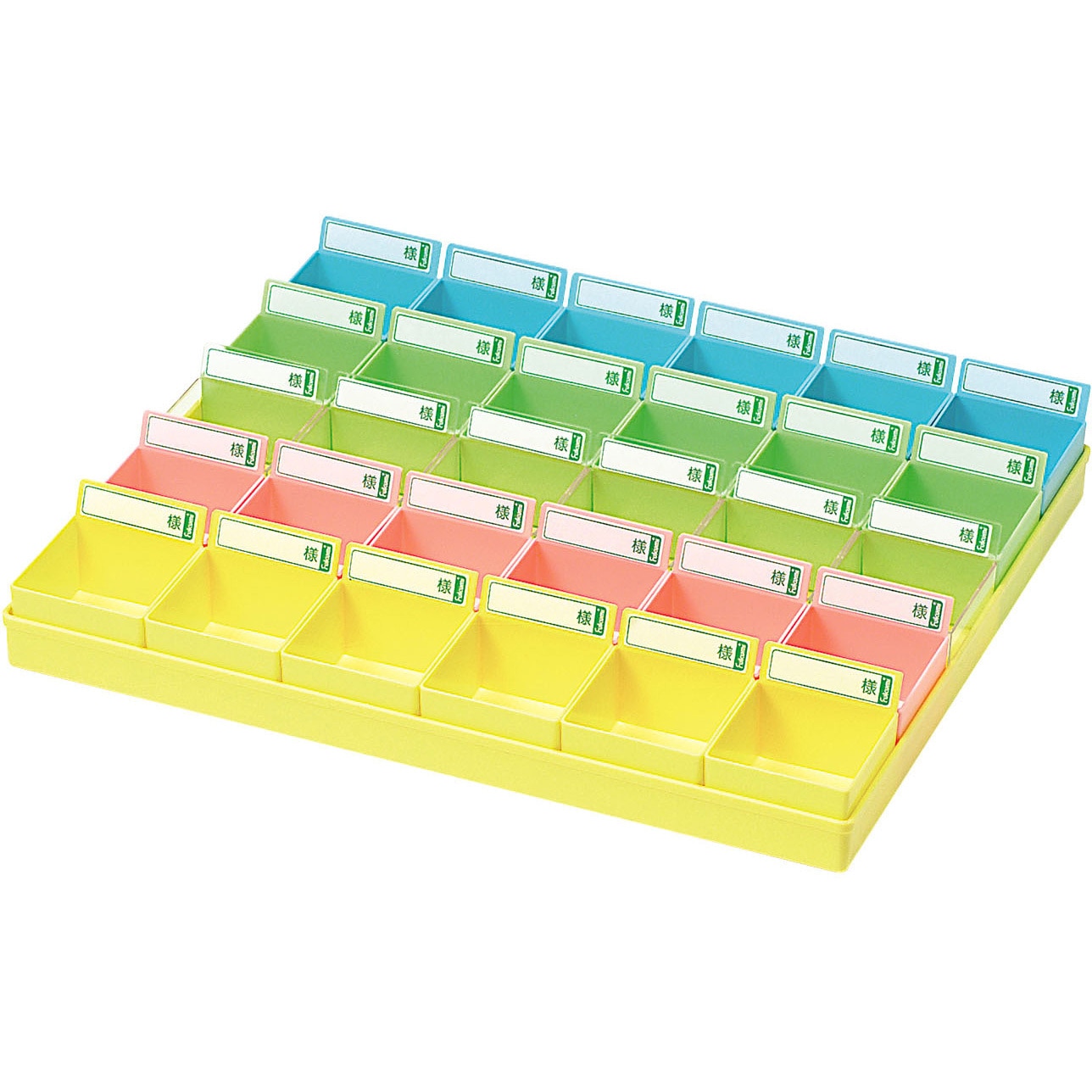 PT-30Y5 投薬トレー(30人用) エスティーメディカル 寸法350×290mm  PT-30Y5