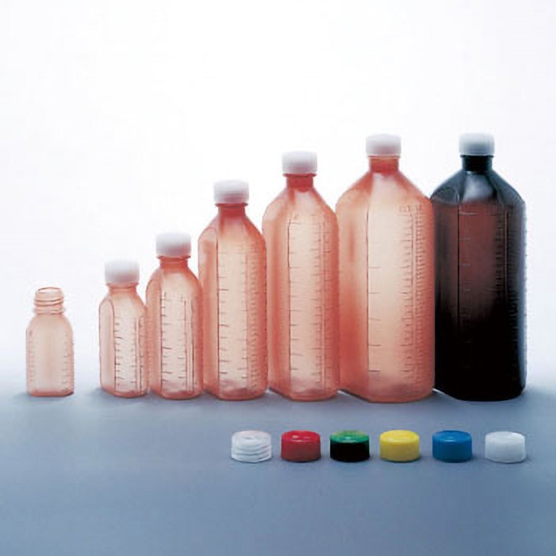投薬瓶PPB茶(滅菌済) エムアイケミカル 容量100mL  1式(10本×20袋)