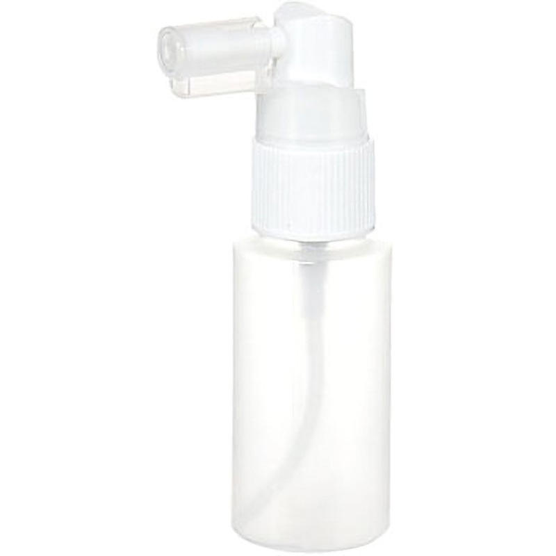 ミストボトル(喉用)半透明・滅菌済 金鵄製作所 容量30mL  1式(10本×10袋)