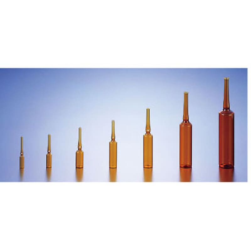 85-1210 アンプル(茶) 1式(150本) 松吉医科器械 【通販モノタロウ】