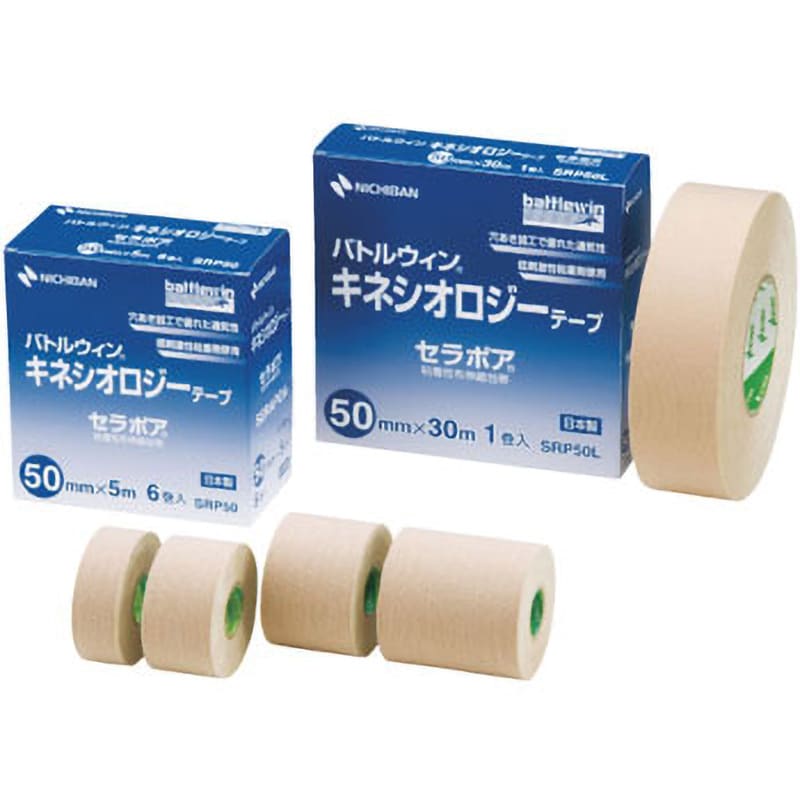 SRP75 バトルウィン キネシオテープセラポア 1式(4巻) ニチバン 【通販
