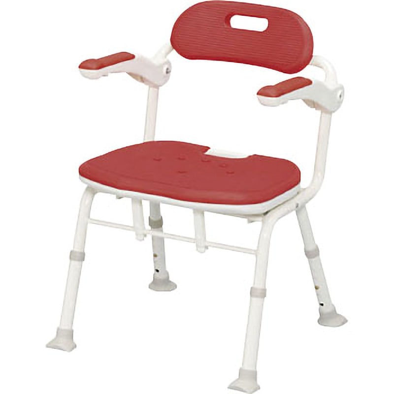 536-105 折りたたみシャワーベンチ ISフィット Aron(アロン化成) レッド色   536-105 18,965円