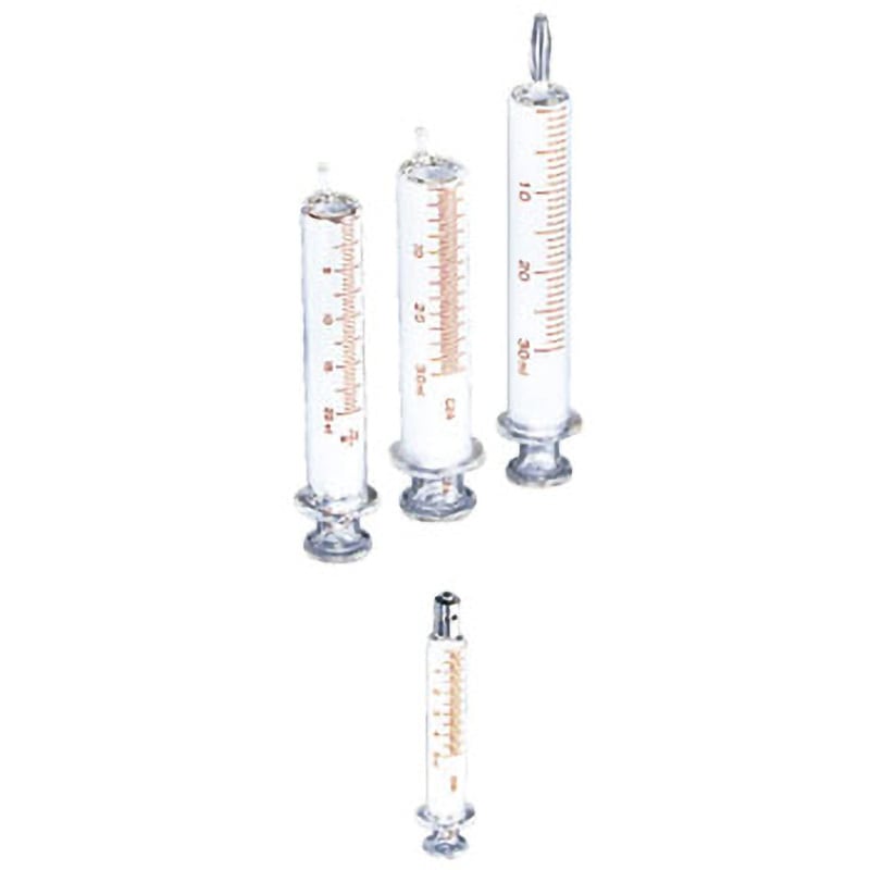 硝子注射筒 インターチェンジャブルセット ロック先 トップ 容量5mL 1