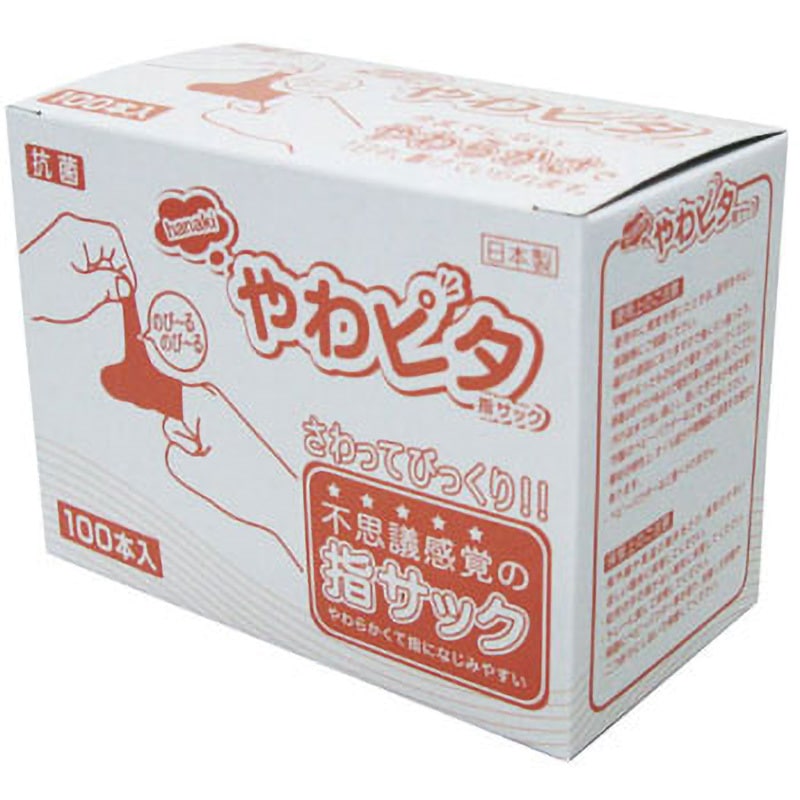 M やわピタ指サック ハナキゴム サイズM 1式(100本)