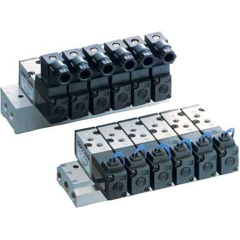 VK3120-BD-M5-Q 5ポートソレノイドバルブ 直動ポペットタイプ VK3000シリーズ VK3120 SMC 管接続口径M5×0.8