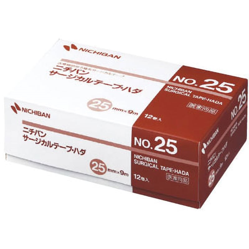 No.25 サージカルテープ・ハダ ニチバン テープ幅25mmテープ長さ No.25 サージカルテープ・ハダ ニチバン テープ幅25mmテープ長さ