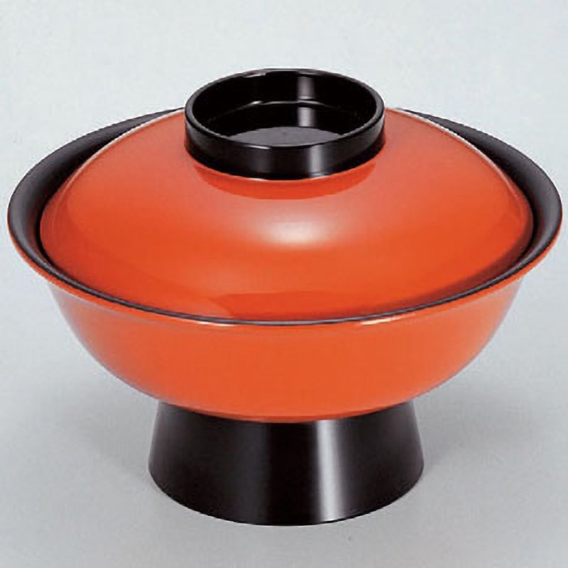 W-2-62 大名型丼椀 若泉漆器 朱つば黒 W-2-62 - 【通販モノタロウ】