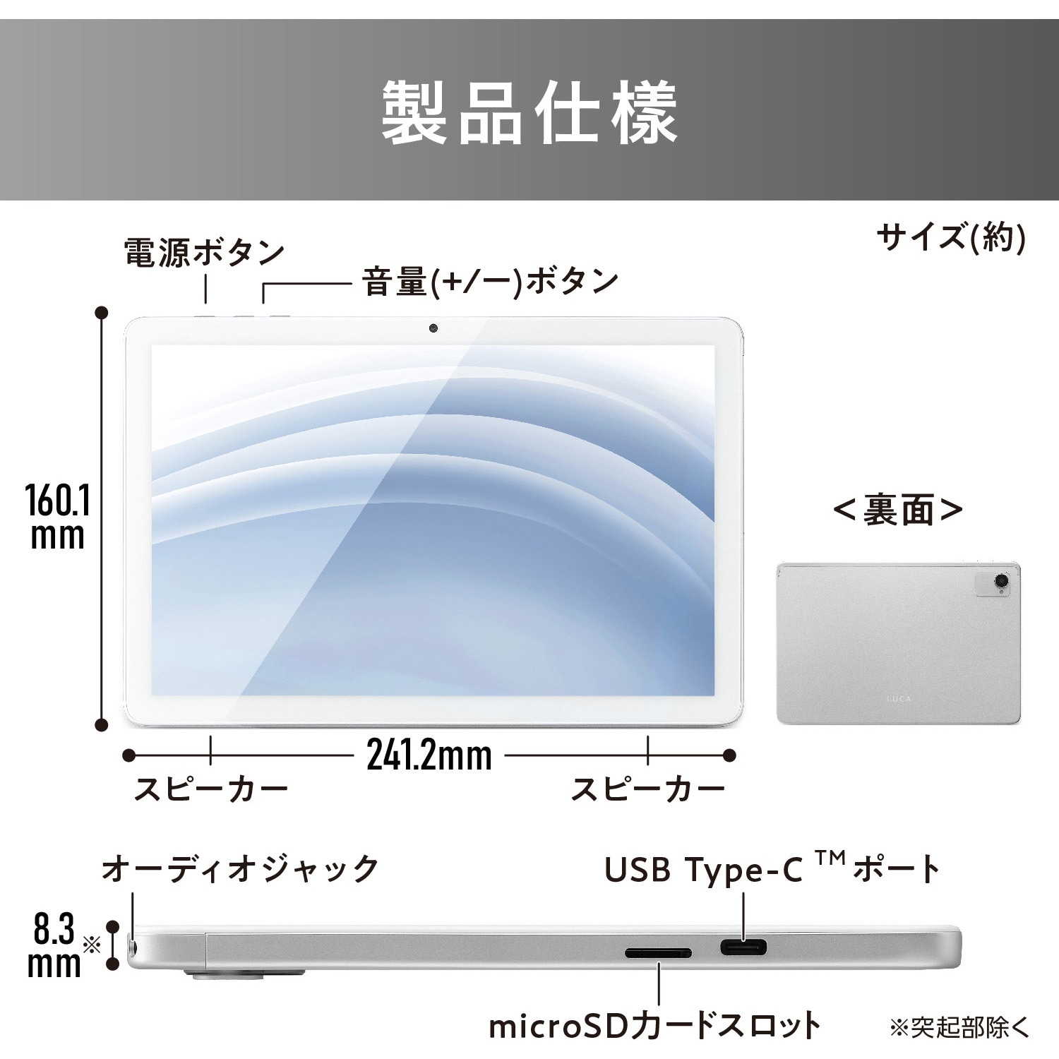 TE10D1M64-KV1W タブレット 10インチ アイリスオーヤマ OS:Android(TM
