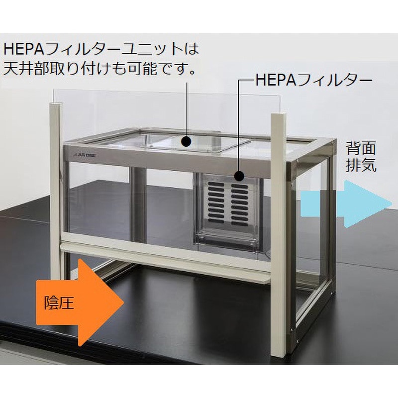 粉体計量用ドラフト 寸法600×548×500mm