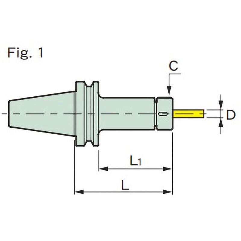 BT40-CTH20-90 コレットホルダ高速仕様 1個 MSTコーポレーション 【通販モノタロウ】