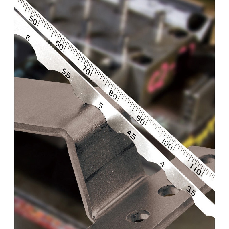 73570 ラジアススケール A-1R0．5～7 1個 シンワ測定 【通販モノタロウ】