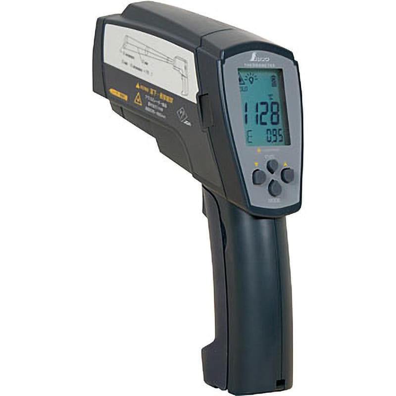 シンワ 73100 高温測定用 デュアルレーザーポイント機能付 放射温度計