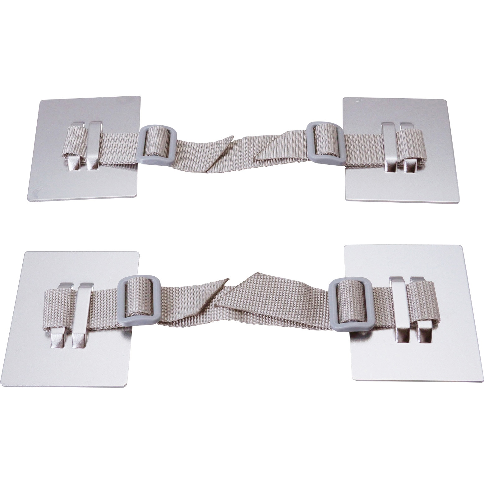 転倒防止金具ティープレートベルトタイプ グレー TPB-7090GLL(2本入)ハイロング ティーエフサービス ティープレート ベルトタイプ ハイ