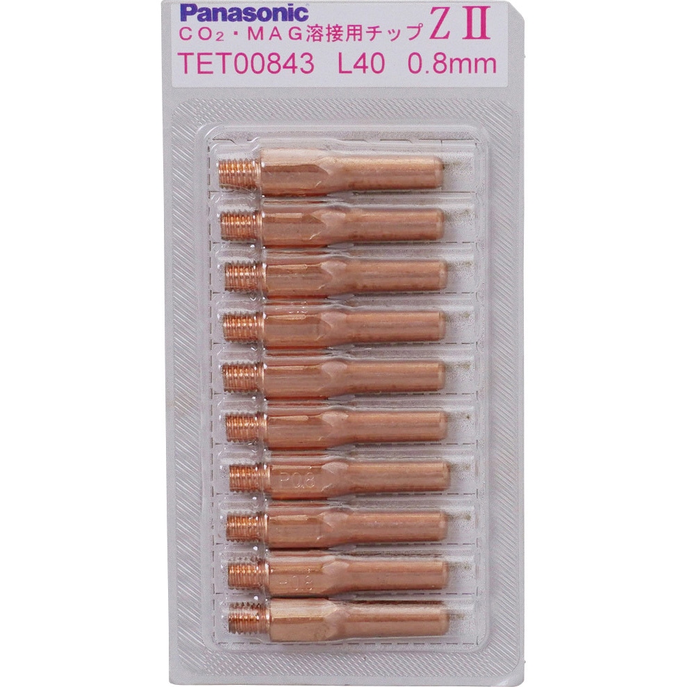 美品】 パナソニック ＣＯ２ ＭＡＧ溶接用 Ｚ-ＩＩチップ １．２mm