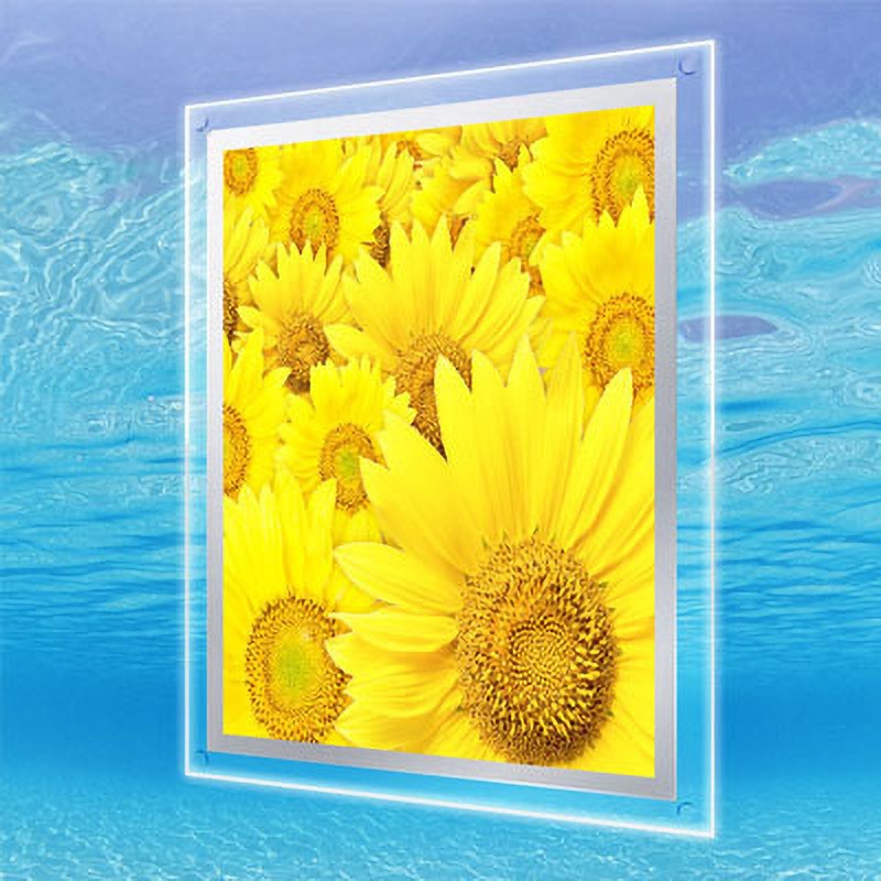 37687 LEDアクリルパネル 屋内用 角型 昼白色 グリーンクロス サイズA3