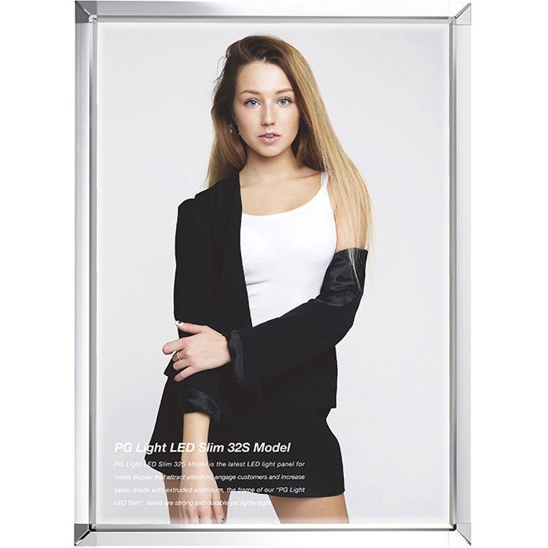 63939 PGライトLEDスリム 屋内用 化研クロームKC+C 角型 壁付仕様 グリーンクロス サイズA3 28,105円