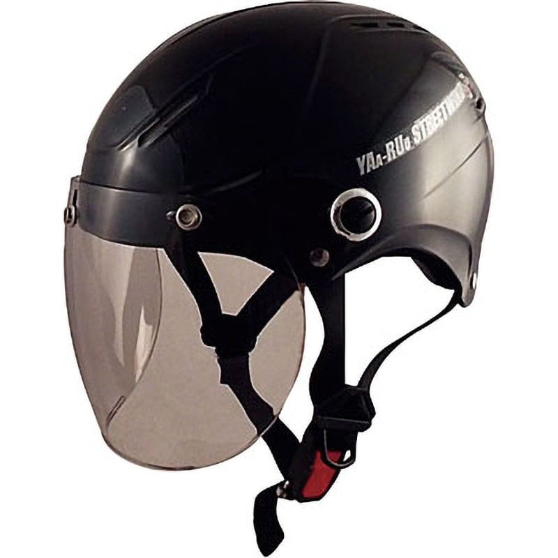 シールド付ハーフ型ヘルメットSTR-X JT YAA-RUU 1個 TNK工業(SPEEDPIT 